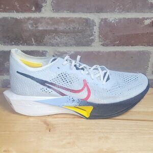New Mens Nike ZoomX VaporFly Next% 3 FK Platinum Psychic Blue HJ9079-100 Sz 13
